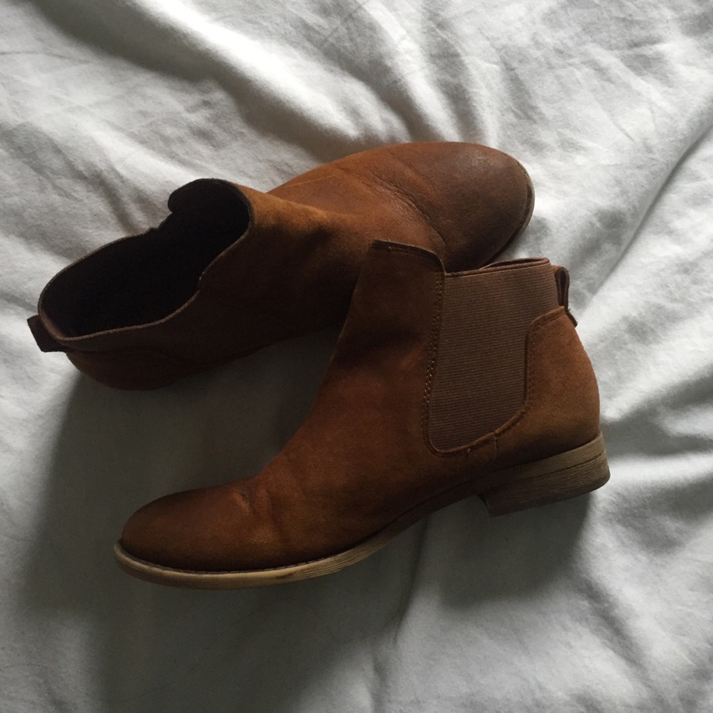 Brown booties